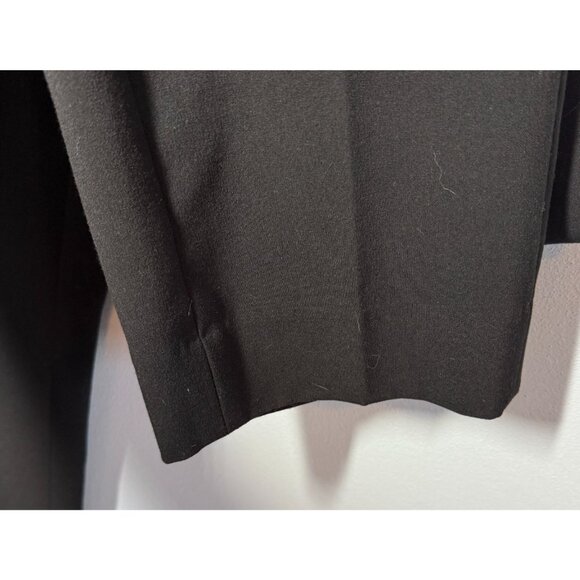 White House Black Market Stright Leg Trouser Dress Pant Sz 6 Black Office Career - Picture 5 of 10